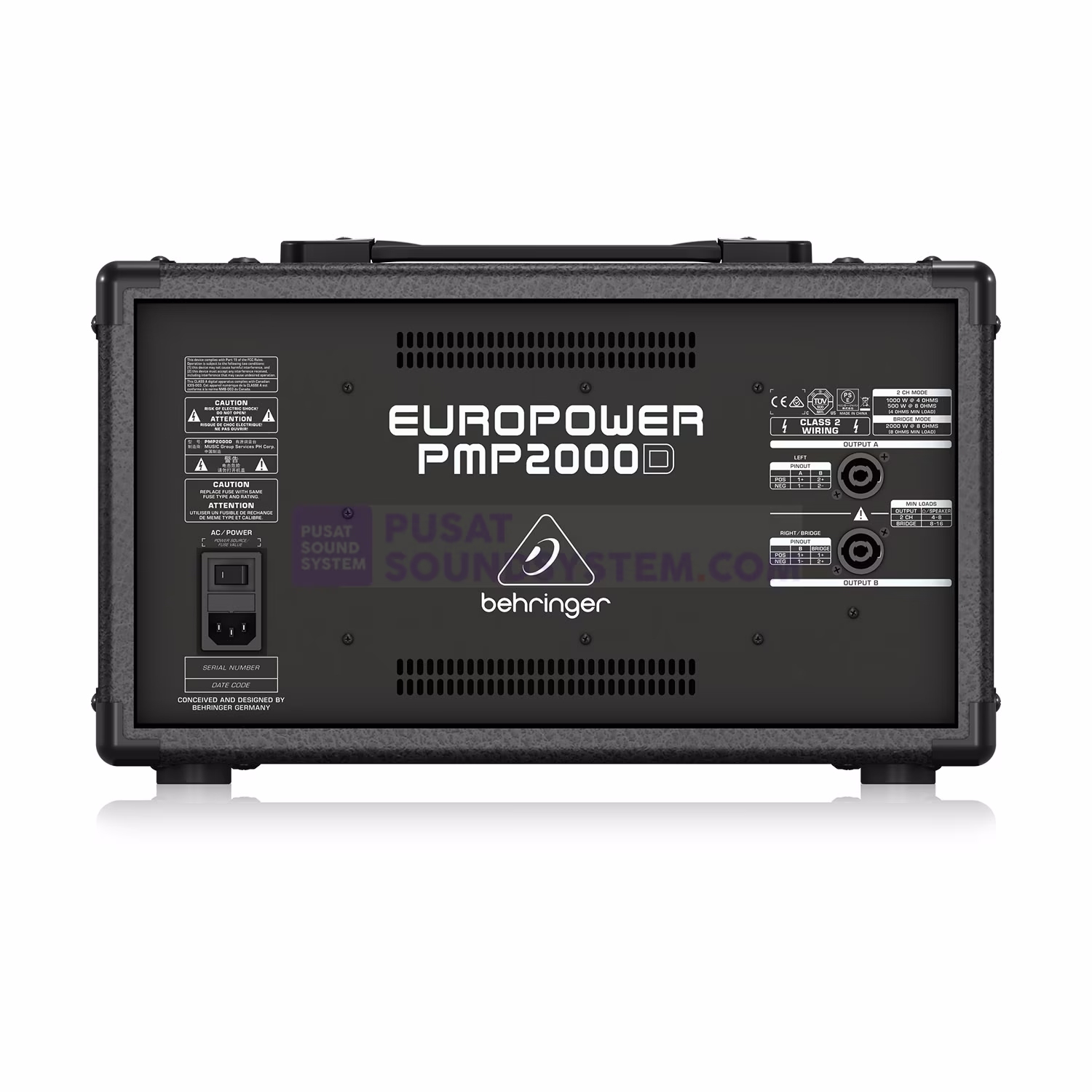 Behringer Europower PMP2000D Power Mixer 14 Channel Class D 2000 Watt - Image 3