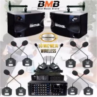 Paket Mic Conference 10 Mic Meja Wireless Dusenberg, Sound Bmb 8 Inch