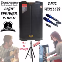 Paket Sound Dusenberg Aktif 15 Inch Speaker Keyboard, Gitar, Karaoke
