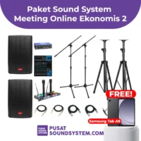 PAKET Sound System MEETING ONLINE EKONOMIS 2