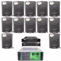 Paket Speaker Pembagian Suara12 Titik 5 Inch Cocok Buat Sekolahan