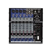 Wharfedale SL424USB Mixer Audio Analog 4 Channel (USB Audio Interface, Efek, EQ, Phantom)