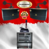Set Karaoke Dusenberg 10 Inch Upgrade Power Mixer 4 Channel Bluetooth