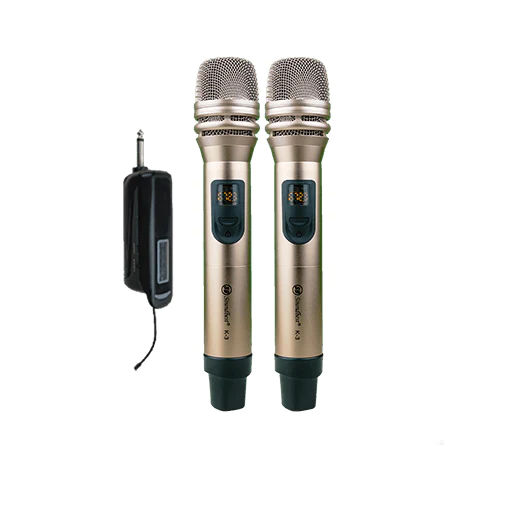 Soundbest K-3 Mic Wireless Colok Dual Handheld