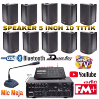 Speaker Gantung Dusenberg 5 Inch 10 Titik, Sound Cafe, Restoran, Dll.!