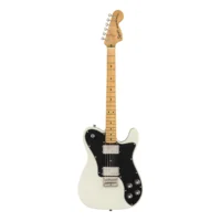 Squier Classic Vibe 70s Telecaster Deluxe Gitar Elektrik 6 String 21 Fret Olympic White
