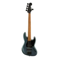 Squier Contemporary Active Jazz Bass HH V Gitar Bass Elektrik 5 String 20 Fret Gunmetal Metallic