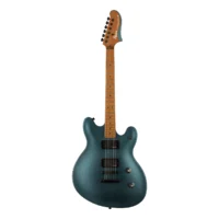 Squier Contemporary Active Starcaster Gitar Elektrik 6 String 22 Fret Shoreline Gold