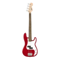 Squier Mini Precision Bass Gitar Bass Elektrik 4 String 20 Fret Black