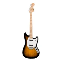 Squier Sonic Mustang Gitar Elektrik 6 String 22 Fret 2-Color Sunburst