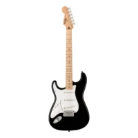Squier Squier Sonic Stratocaster Left-Handed Gitar Elektrik Kidal 6 String 21 Fret Black