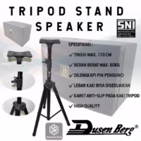 Stand DUSENBERG, Stand Tripod, Stand Buat Speaker 8,10,12,15 INC-1 pcs