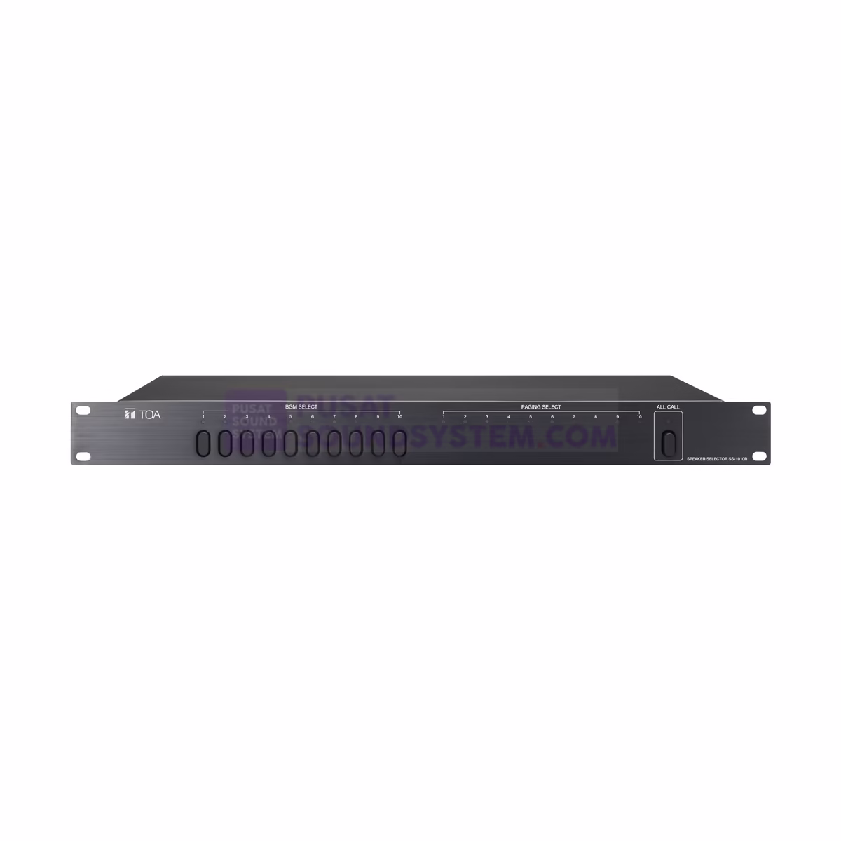 TOA Z-SS1010R Speaker Selector 4 Channel 10 Zone Channel