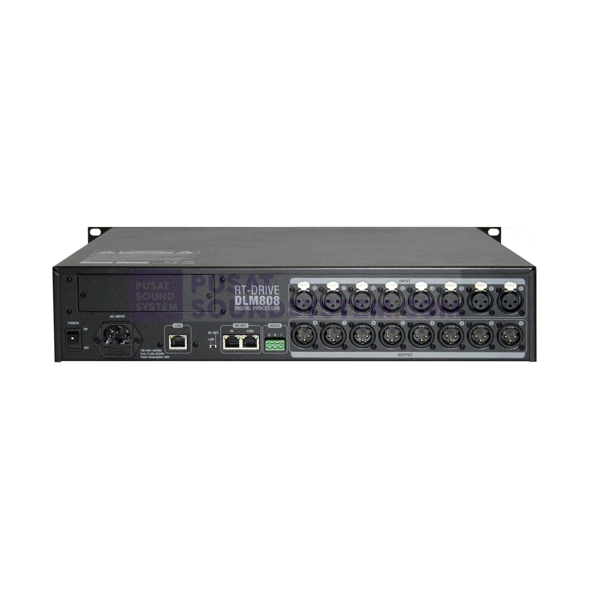 TOPP PRO DLM 808 Speaker Management 8x8 DLMS Speaker Management 8x8 (8 Input 8 Output) - Image 2