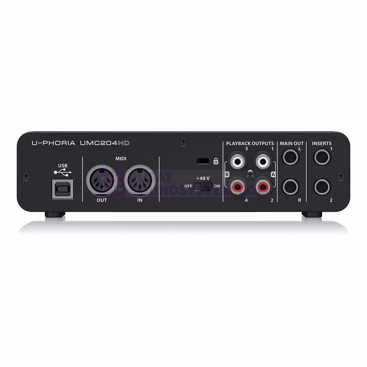Behringer U-Phoria UMC204HD USB Audio Interface - Image 3