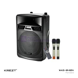 KREZT WAS-8412N Portable Wireless 12-Inch (2 Mic Handheld)