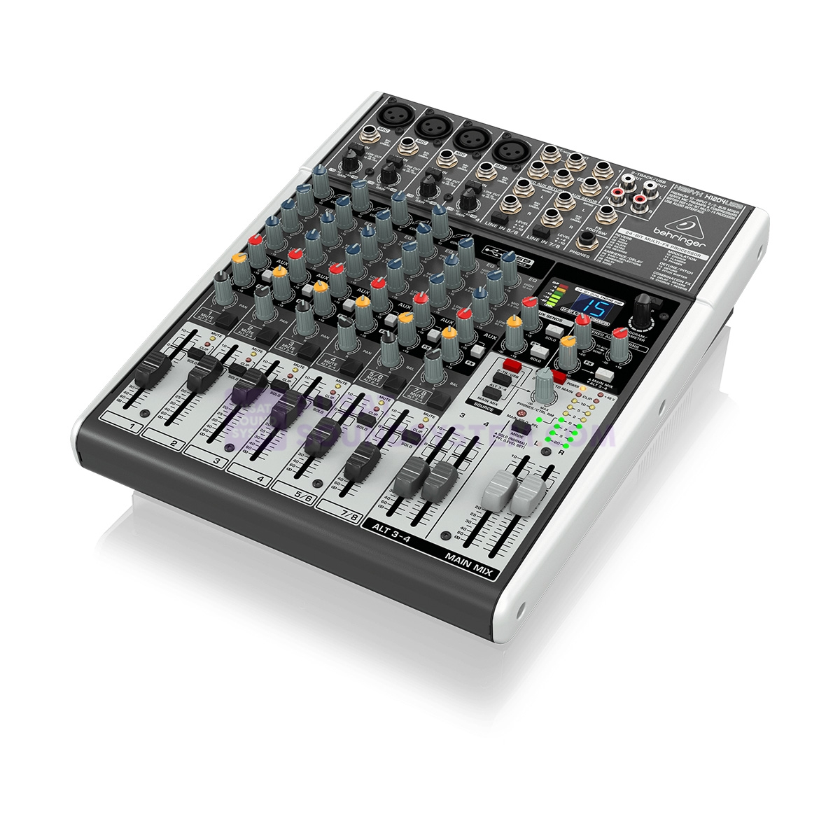 Behringer Xenyx 1204usb 12 Channel Usb Mixer Jual Behringer Xenyx X1204 USB 12-Channel Analog Mixer