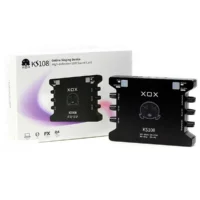 XOX KS108 Soundcard USB 2×2 2 Input 2 Output 24 Bit 48kHz