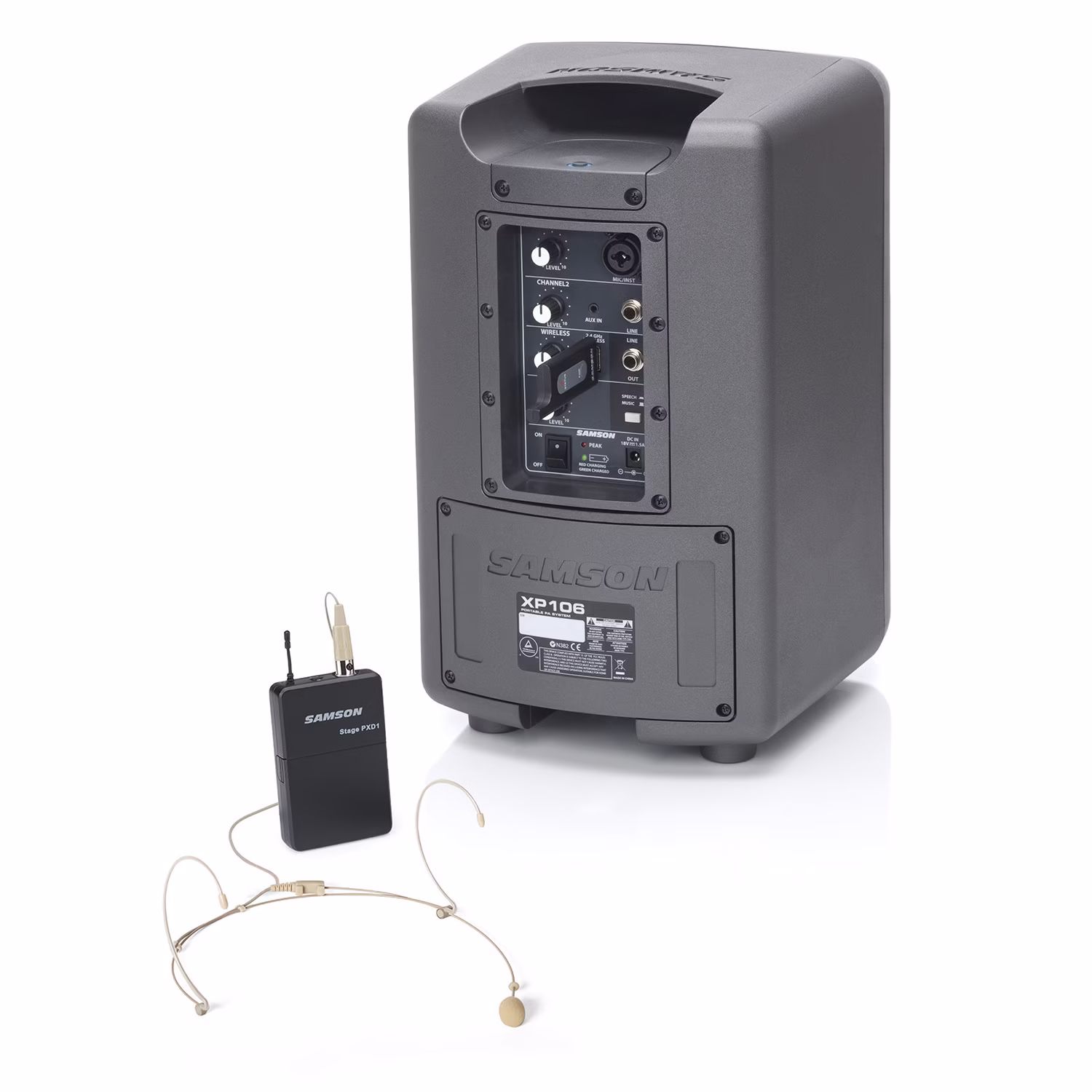 Samson Expedition XP106wDE Speaker Meeting Portable Wireless 6 Inch 2 Way 100 Watt - Image 3
