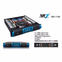 XR7 MX 1100 Power Amplifier 4 Channel Class H 3000 Watt
