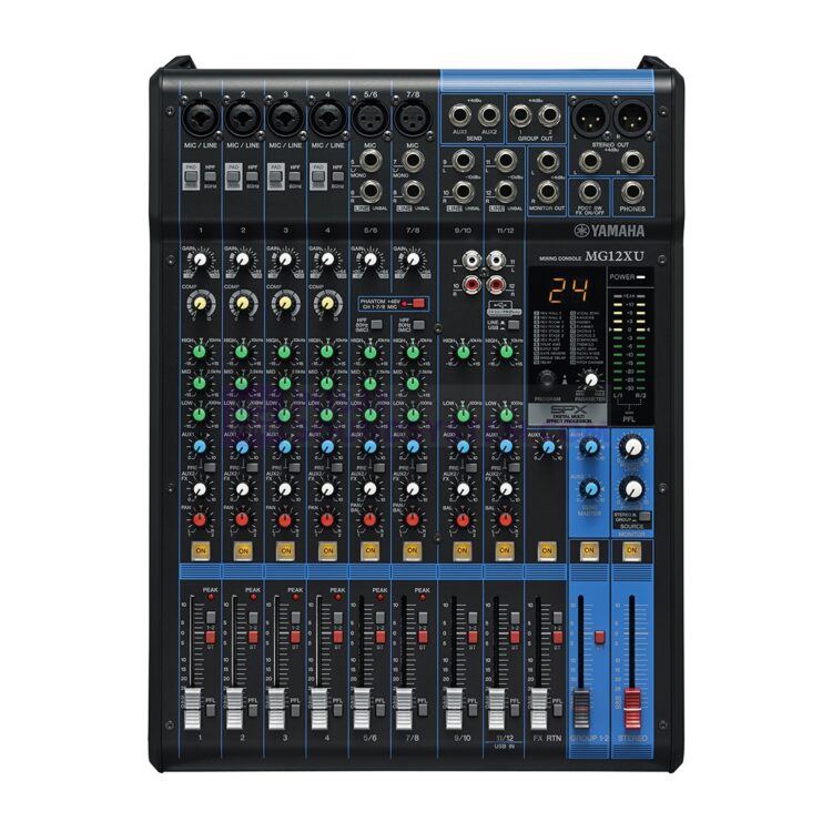 Yamaha MG12XU Mixer Audio Analog 12 Channel