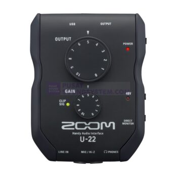 ZOOM U-22 Ultracompact 2×2 USB Handy Audio Interface