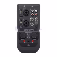 Zoom U-24 Handy Audio Interface Soundcard USB 2 Channel 24-bit/96kHz