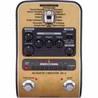 Zoom AC-2 Acoustic Creator Pedal Switch Efek Gitar