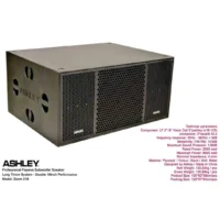 Ashley Zoom 218 Subwoofer Pasif 2×18 Inch 4 Ohm 8000 Watt