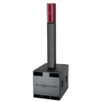 Audiocenter L65 MK2+L65S MK2 Speaker Portable Column PA System 18 Inch 3 Way 4000 Watt