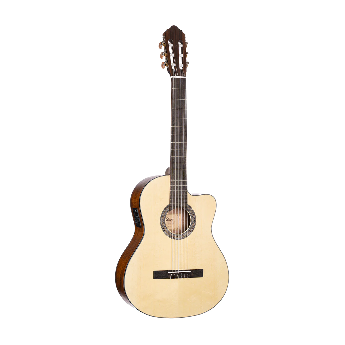 Cort Classic AC120CE Gitar Akustik Klasik 6 String 19 Fret Open Pore
