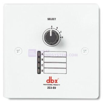 dbx ZC3 EU Wall-Mounted Zone Volume Controller